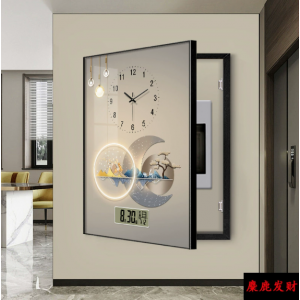 No-drill hanging calendar for living room electrical meter box